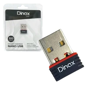 Adaptador Dinax Nano USB Inalámbrico 300MBPS