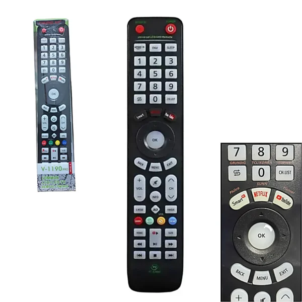 Control Remoto Universal Smart TV CHUNGLAP TECH V 1190 PRO