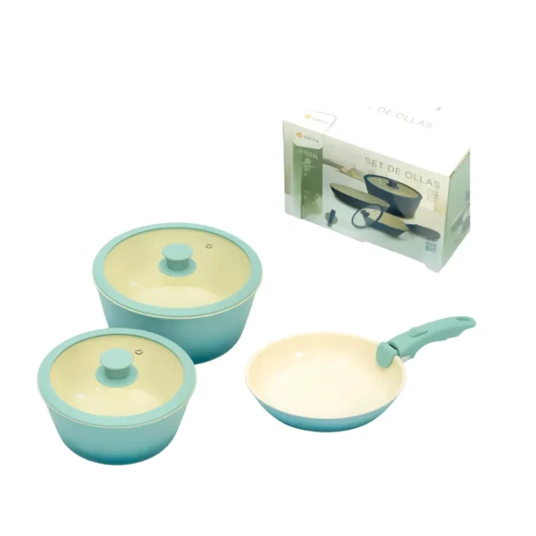 Set Ollas Oryx Con Mango Rebatible OR-CK800A
