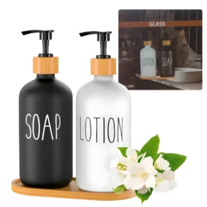 Set de 2 Botellas para Baño 475ml_upscayl_1x_upscayl-standard-4x Set de 2 Botellas de Vidrio para Baño 475ml