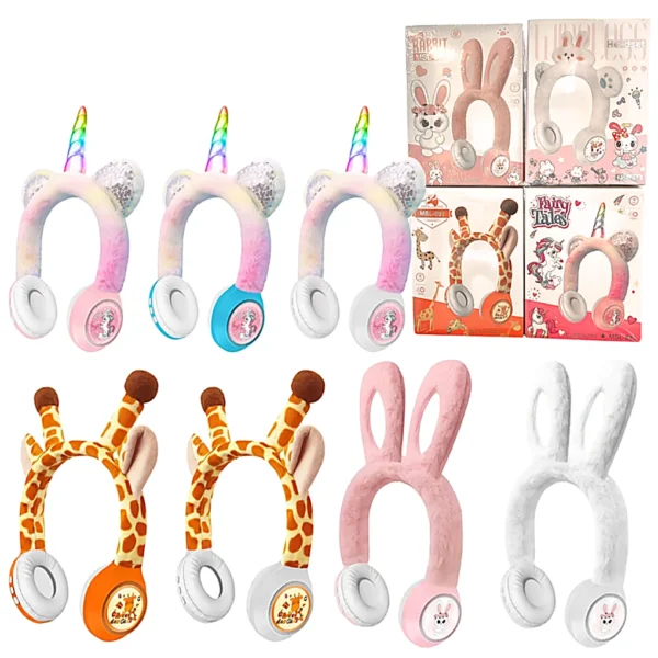 D02020124.webp Auricular Vincha Bluetooth Personajes Animales MSL-832/838/831/833