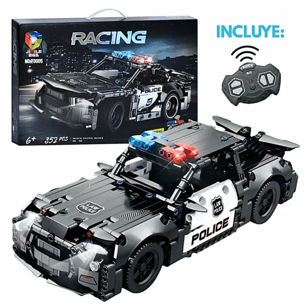 Auto Policia Bloques de LEGO 352 Pcs Con Control Remoto 70005
