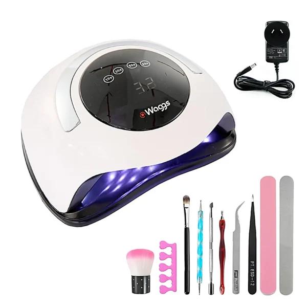 Cabina de Uñas UV LED WAAGS + Set de herramientas CABU04