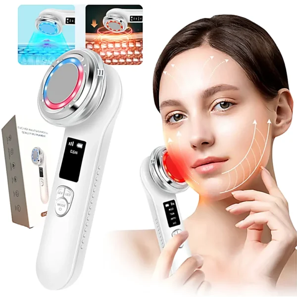 Masajeador Facial EMS Frio Calor Photon D828