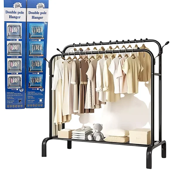 Perchero Doble Double Pole Hanger 35KG