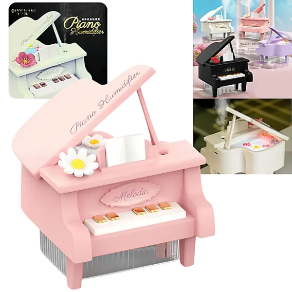 Humificador Forma de Piano con Luz RGB 0290