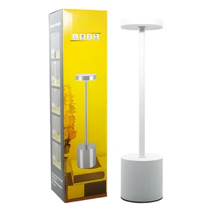 Lampara Touch Velador LED Recargable BLANCA