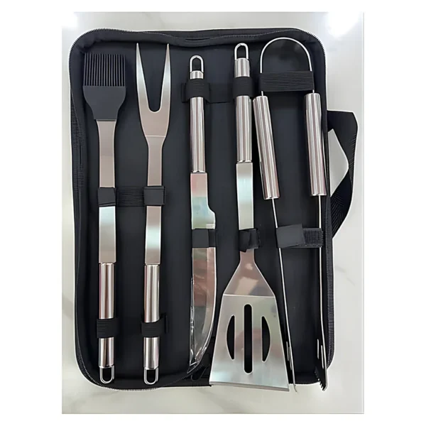 KIT ASADOR MANGO METALICO 0650ACE