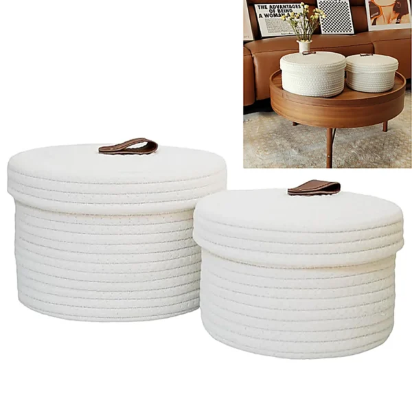 Organizador Panera Con tapa BLANCA x2 HOG0699