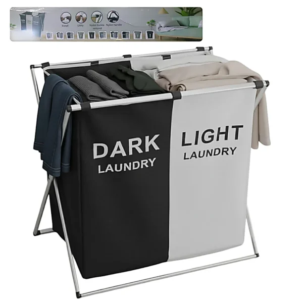 Cesto Para Ropa Oscura y Clara STORE THING HOG0605