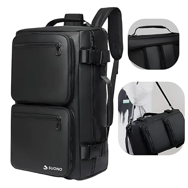 Mochila Para Viajes Impermeable con Correas SUONO