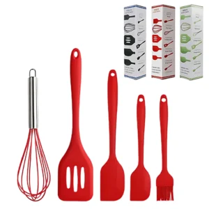 Kit Utensilios de Cocina de Silicona 5Pcs G262
