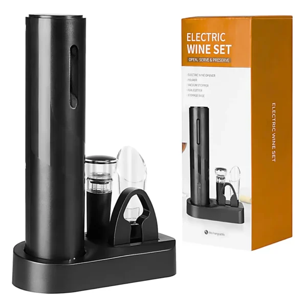 Juego Abridor De Vino Eléctrico x5pcs Electric Wine Set
