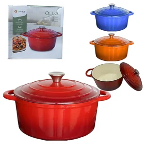 Olla De Hierro Fundido Esmaltado Cacerola Oryx CK500