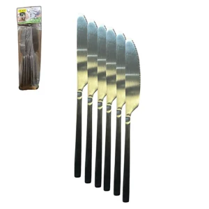 Set de Cuchillos x6 Metálicos CS-981