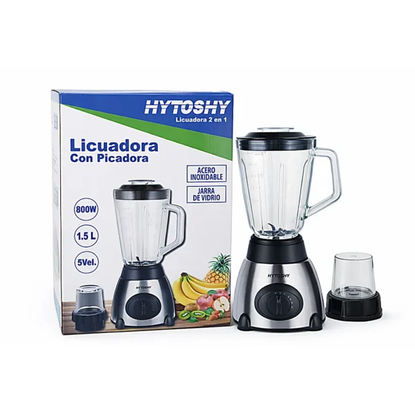 LICUADORA CON PICADORA DE VIDRIO HY-Y66