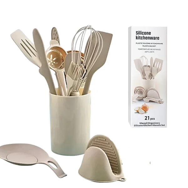 SET DE COCINA SILICONE KITCHENWARE 21PCS SS21-03