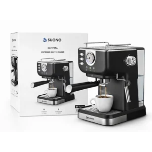 Cafetera Espresso Maker con Vaporizador de Leche SUONO 392