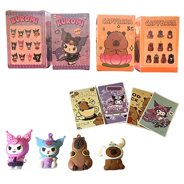 Llavero con carta coleccionable personajes 9896 2/3/4