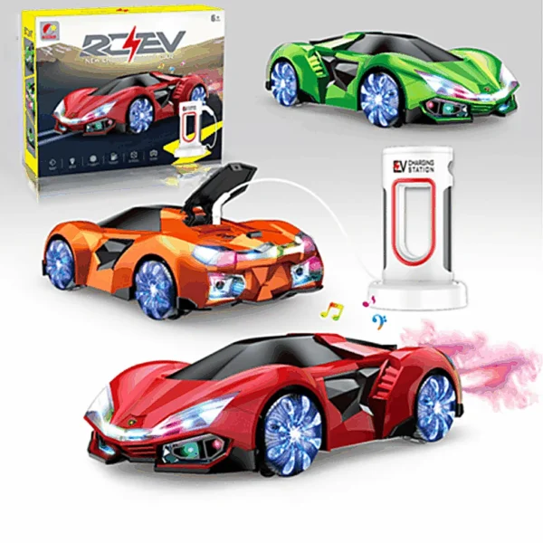 Auto Control Remoto con Gasolinera de carga CX-107