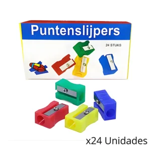 Sacapuntas Simples Colores x24 PCS 641