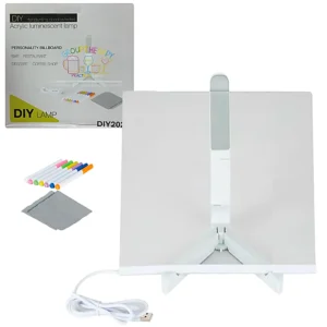 Pizarra Acrilica Luminosa 210x210mm DIY LAMP 2020