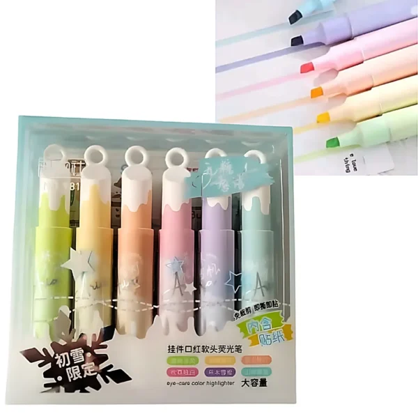 Resaltadores Color Pastel x6 Und NO 981