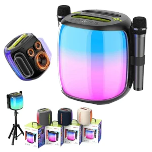 Parlante Hopestar Party 500 100W con 2 Micrófonos