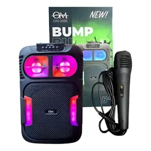 Parlante Bluetooth RGB 8″ Pulgadas BUMP OM 2065