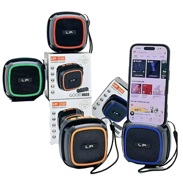 Parlante Bluetooth Radio FM/AM Portable LP V104 AYV0478