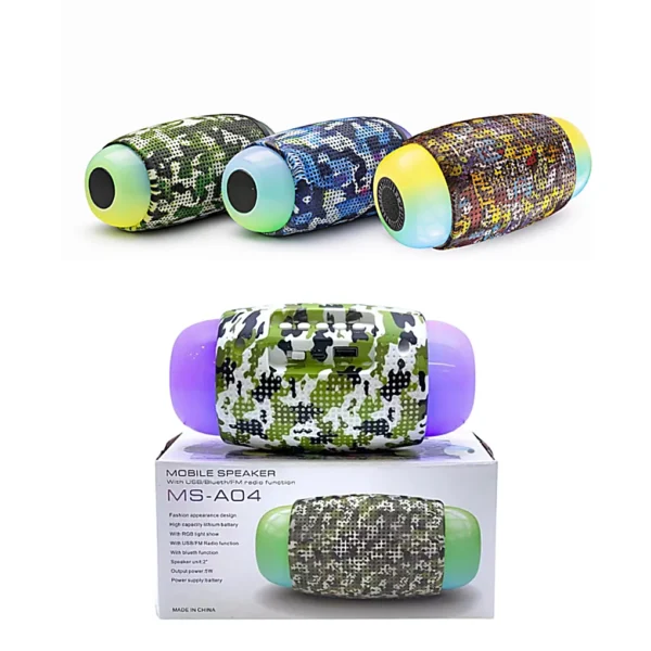 Parlante Bluetooth RGB Mobile Speaker MS-A04