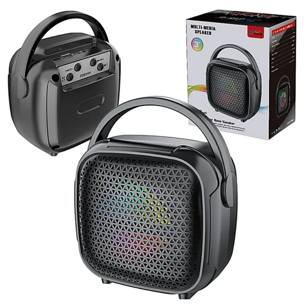 Parlante Bluetooth Portatil 3″ Pulgadas SING-E ZQS1343