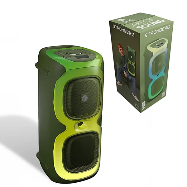 Parlante Bluetooth Vibe 80W Doble Woofer Stromberg