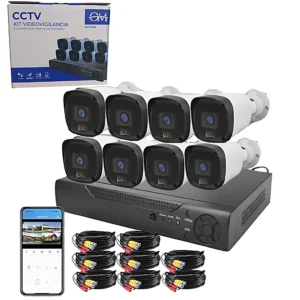 DVR 8 Cámaras de Seguridad CCTV-8W