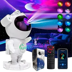 Proyector Astronauta Star Light laser + Parlante bluetooth