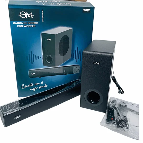 Barra de Sonido con Woofer 90W OM-60215S-90