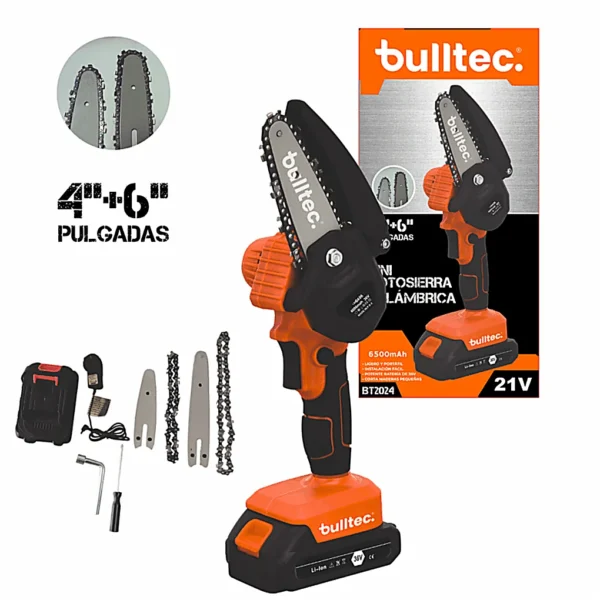 Mini Motosierra Inalambrica BULLTEC BT2024