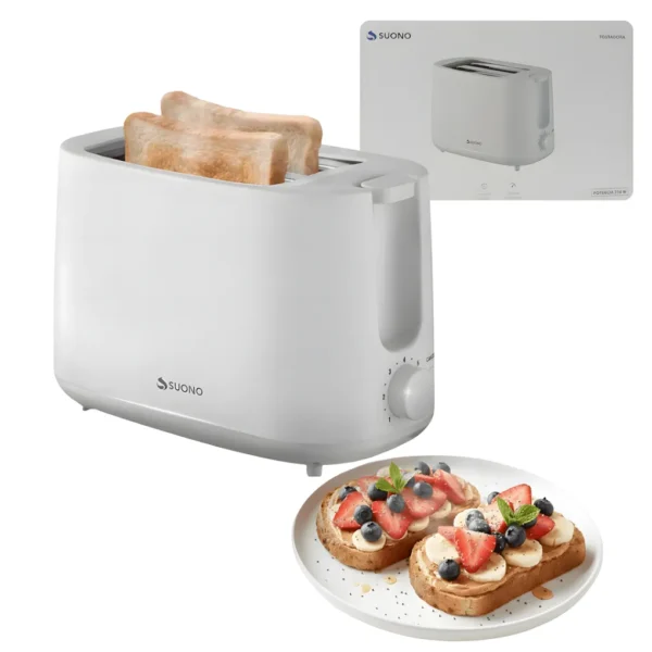 Tostadora Suono 2 Rebanadas 7 Niveles 750W