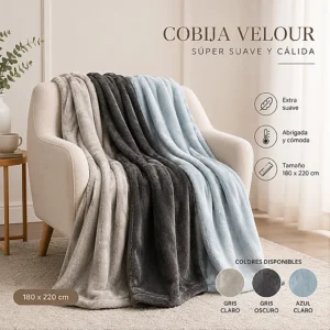 Cobija Velour Premium 180x220cm 300G NEO CLASSICO