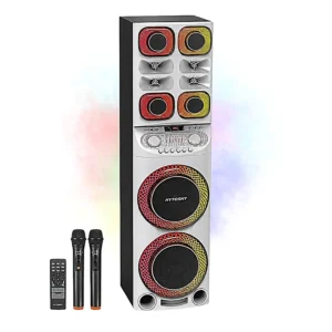 Parlante Hytoshy 2×12″ Pulgadas Bluetooth Aux SD FM RGB W1219