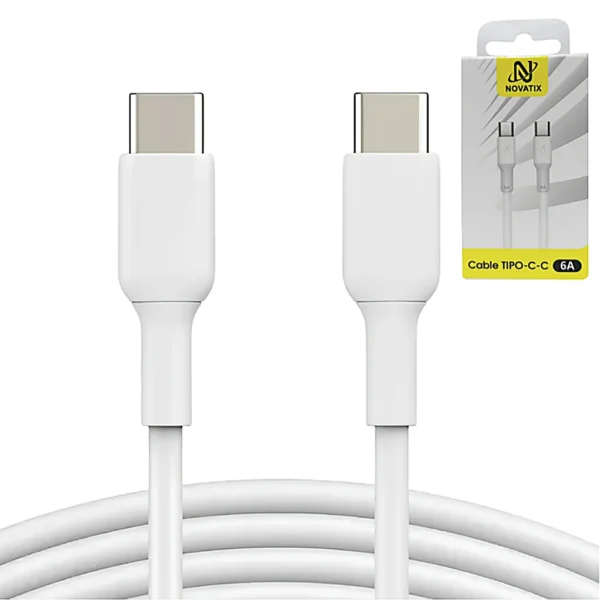 D03010226.webp Cable USB-C a USB-C 1M 6A NOVATIX SX-504