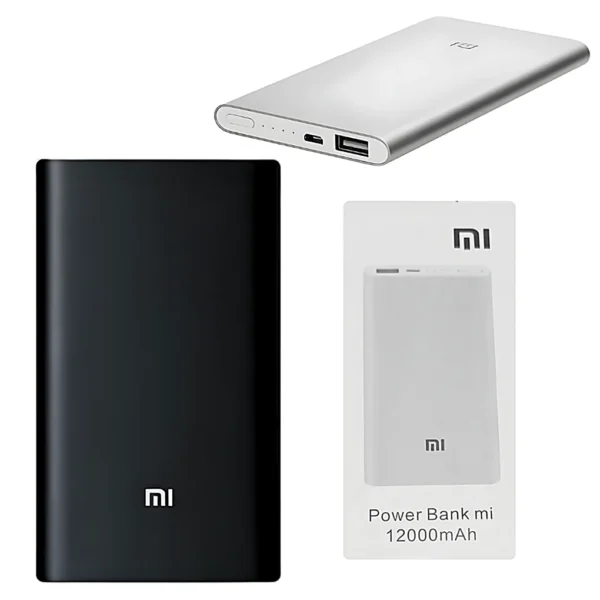 D03030211.webp Powerbank 12.000mAh Entrada Micro Salida USB XIAOMI