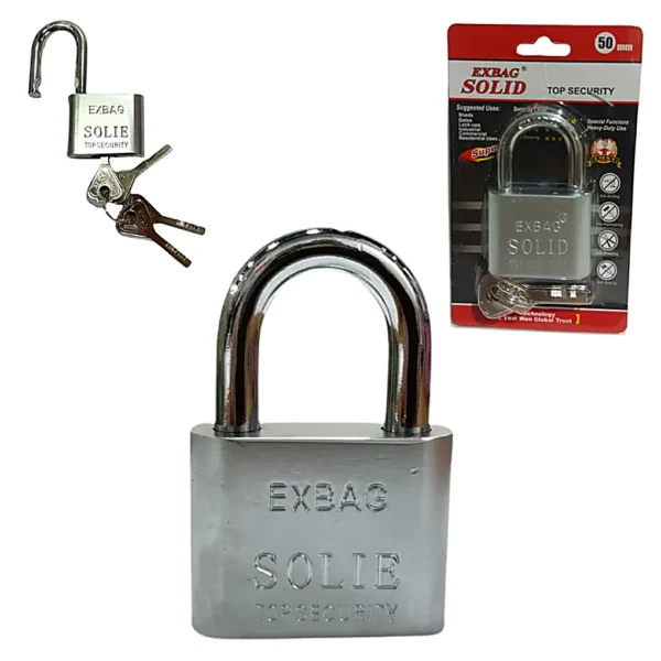 Candado de Metal 50MM EXBAG SOLID