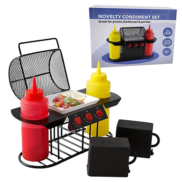 D0106.webp Condimentero Estilo Parrilla NOVELTY CONDIMENTS