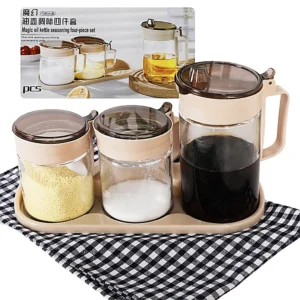 D01060539.webp Set de 3 Frascos para Aceite y Especias con Base MAGIC OIL KETTLE VPI