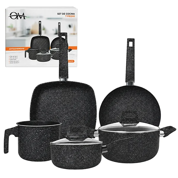 D01060677.webp Set de Ollas Antiadherentes x7Pcs OM 30136477/74/76/75