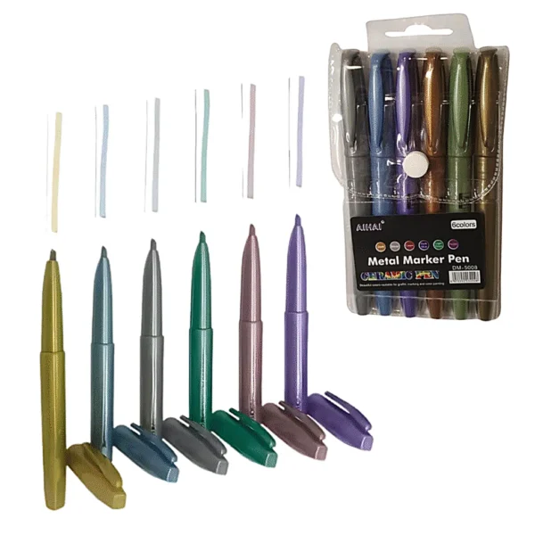 D01100054.webp Set de Marcadores Metalizados x6Pcs