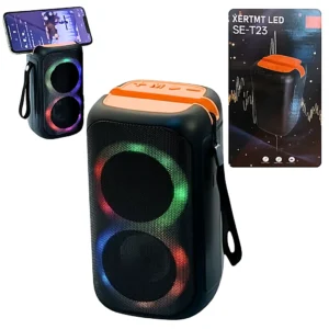 D02040084.webp Parlante Bluetooth RGB con Soporte para Celular XERTMT SE-T23