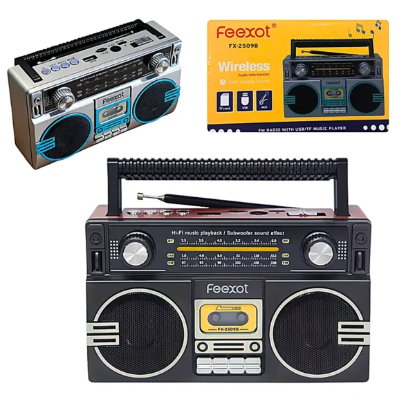 D02040105.webp Radio Parlante Bluetooth Con Bateria Recargable FEEXOT FX-2509B