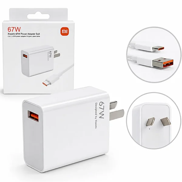 CARGADOR XIAOMI 67W C/CABLE